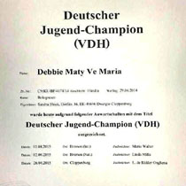 Německý Junior Šampion VDH